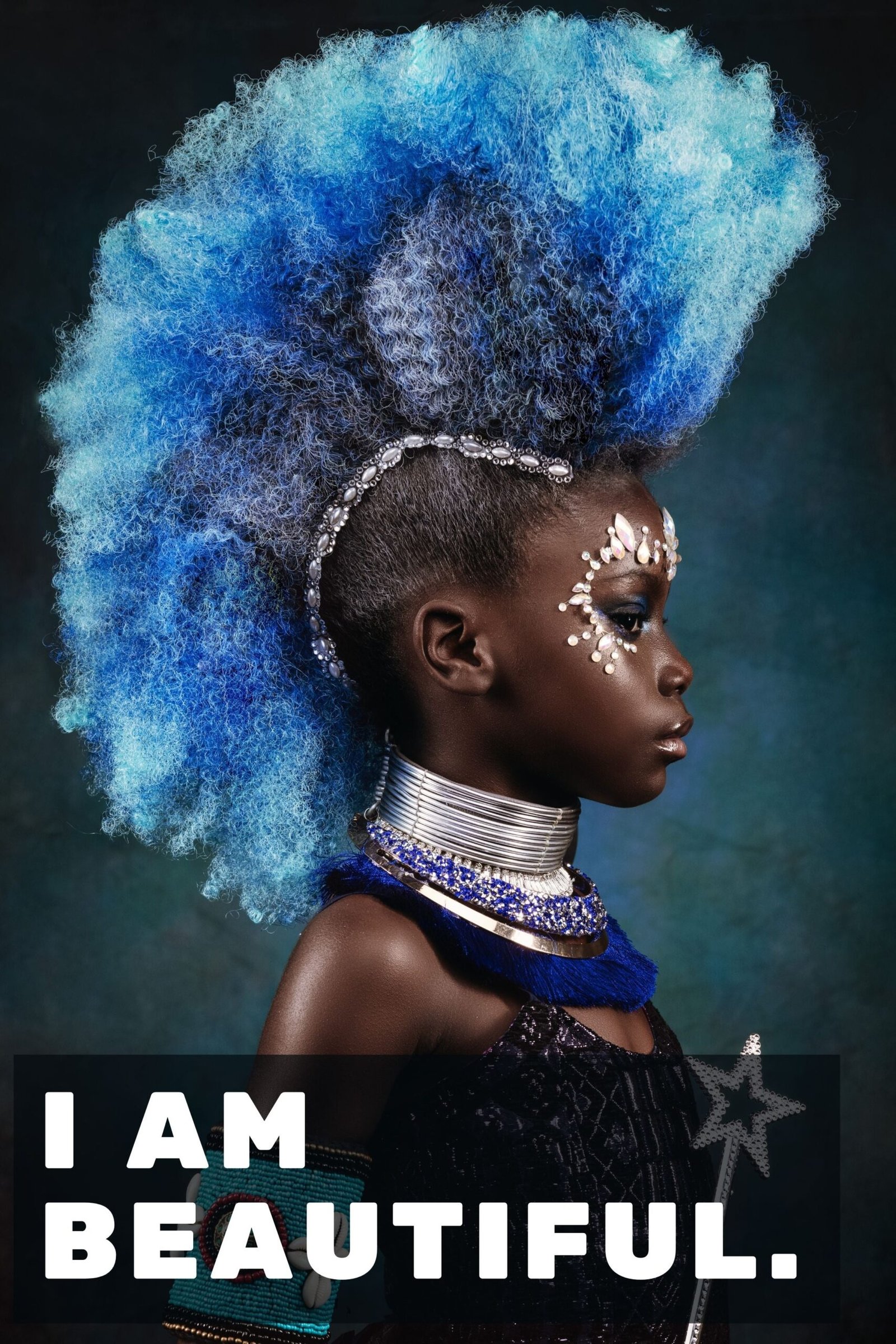 16x24 Affirmation Poster - I am Beautiful