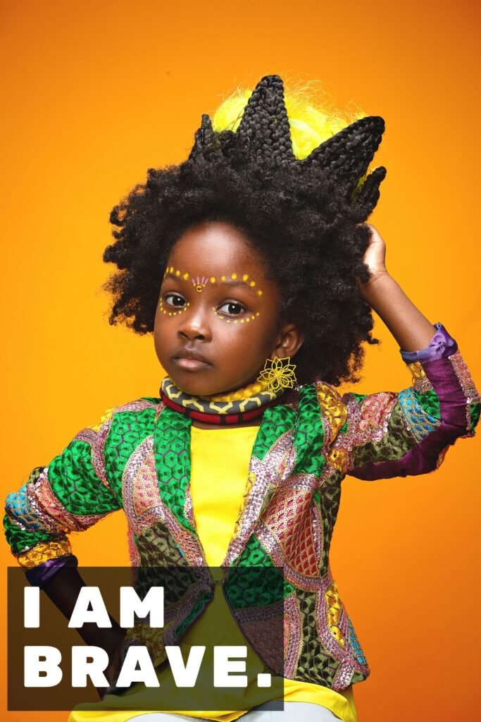 16x24 Affirmation Poster - I am Brave