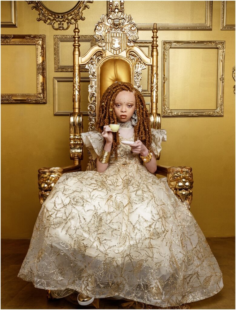On Her Throne